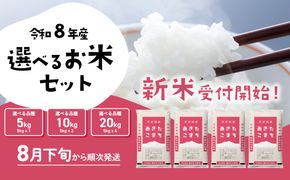米 新米 5kg 10kg 20kg あきたこまち 令和8年産 白米 精米 選べる発送月 8月 9月 10月 11月 12月