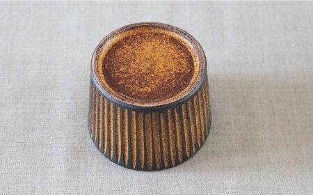 鉄釉 猪口カップ 2個セット 糸島市 / 醇窯 そばちょこ ペア コップ セット [AOE007] 醇窯 高須健太郎 陶器 うつわ 器 やきもの 食器 カップ そばちょこ 蕎麦猪口