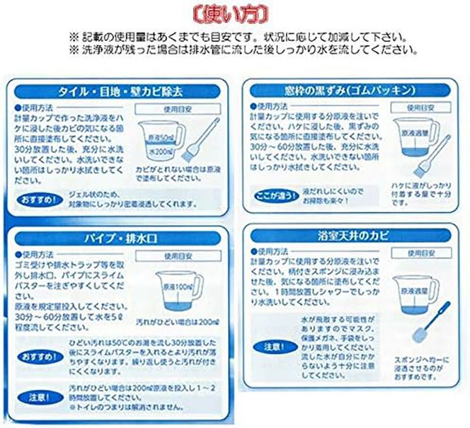 スライムバスター1.8kg(業務用) 塩素系 低臭タイプ カビ取り洗剤