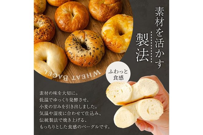 a1098 おまかせベーグルセット(計9個)【bagel cafe sonnet】姶良市 パン ベーグル 冷凍パン 詰め合わせ 個包装 冷凍