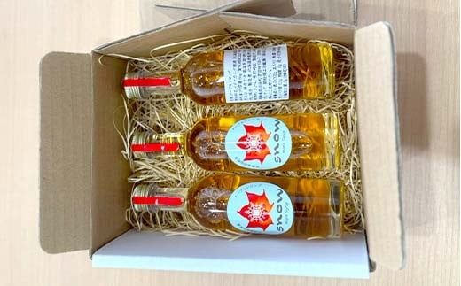 メープルシロップ「snow」（65g）5本セット  国産 北海道 樹液 食品 沼田町 n-0112