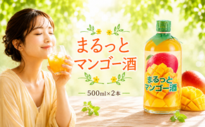 まるっとマンゴー酒 500ml 2本 まんごー マンゴー フルーツ フルーツリキュール 酒 おさけ お酒 sake 女子会 リキュール 土佐 すっきり ギフト 父の日 パーティ 贈り物 高知県 安芸市 菊水酒造