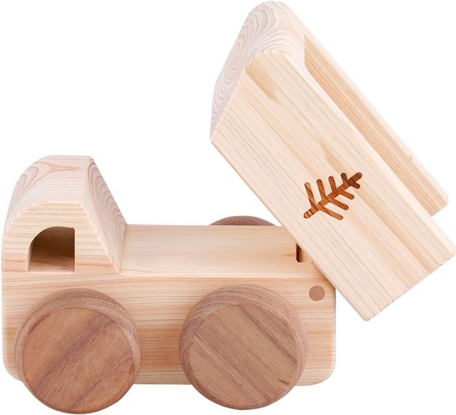 IKONIH オルゴールトトラック ｜ おもちゃ 子供 こども オモチャ 玩具 プレゼント お祝い 木 出産祝い 安全 オーガニックトイ ファーストトイ 車 トラック 大型車 乗り物 アイコニー