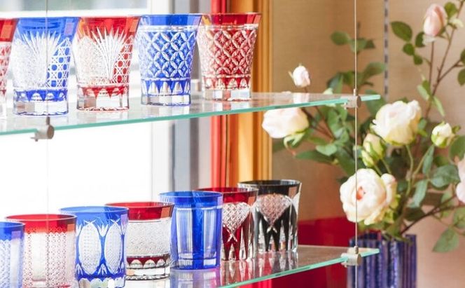 江戸切子 すみだモダン認証品 グラス 粋と技シリーズ 市松 黒色 ヒロタグラスクラフト 高級 切子 黒 ガラス コップ ガラスコップ ミニグラス ロックグラス 食器 工芸品 伝統工芸 ギフト プレゼント 贈答 贈答品 贈り物 お祝い 退職祝い 東京