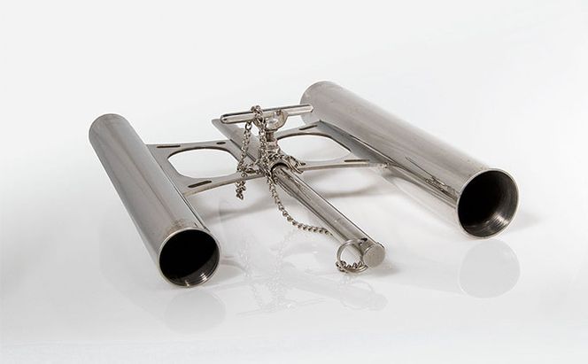 ステンレス製 磯釣り用竿・たも網立て 雑貨 日用品 