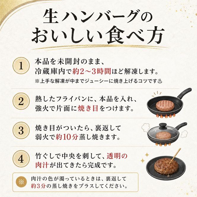 博多和牛を使用したこだわりの生ハンバーグ 約140g×5 ハンバーグ 博多和牛 惣菜 牛肉 簡単調理 ※配送不可：離島