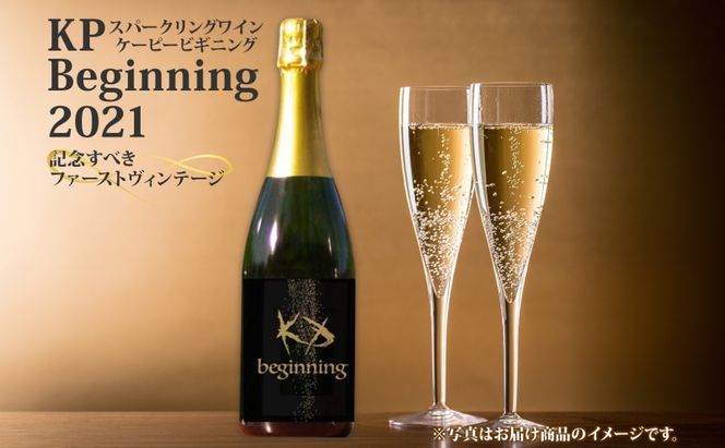 【北海道産ワイン】 限定スパークリングワイン KP”Beginning" 750ml×2本 仁木町産ナイアガラ100%使用 ワイン 白 辛口 スパークリング お酒 シャンパン 