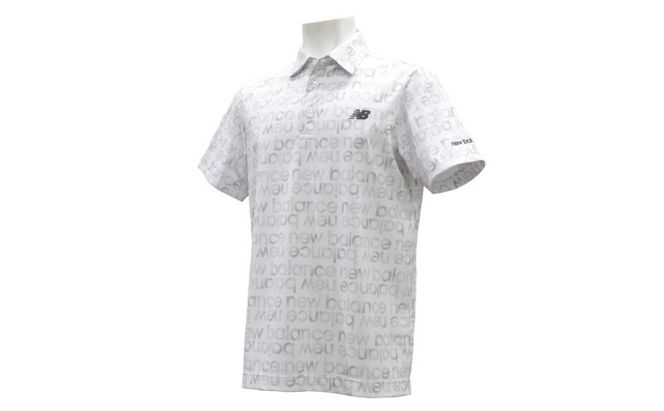 ニューバランスゴルフ ウェア 半袖 ポロシャツ メンズ 通気性 ホワイト 012-6168007