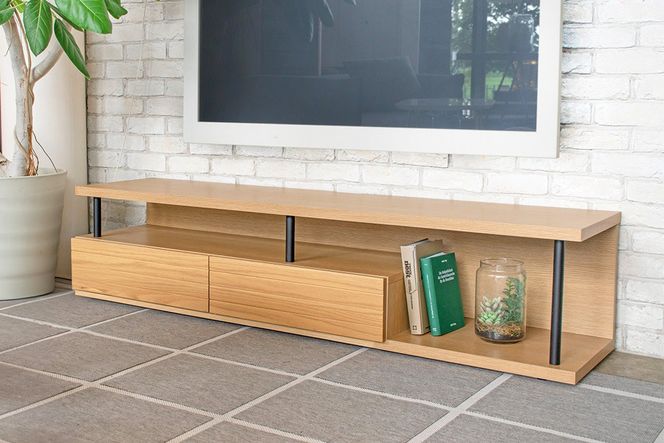 ビナーレ 170 TVボード NA【ナチュラル 完成品 テレビ台 見せる収納 隠す収納 木製 おしゃれ】(H062374)