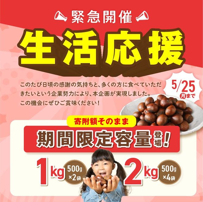 【2026年6月発送】【特別容量 1.6kg⇒2kg】 （ 生活応援 ） この道50年の職人が焼く､やさしい甘みたっっっぷり！｢天津甘栗｣ 2kg 焼きたて 栗 くり 栗爪 殻付き お菓子 おつまみ 人気 高リピート 小分け 栗ご飯 栗きんとん 甘露煮 選べる 発送月 感謝を込めて 碧南市 H045-107_Jun