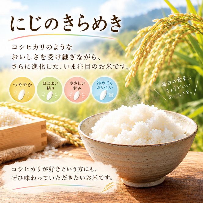 令和8年産 にじのきらめき 10kg 玄米 お米 京都丹波産 米 新米 南丹市 京都 令和8年 10キロ 新米26