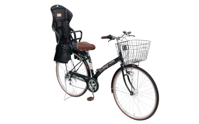 099X365-1 a.n.designworks/ STYLE KIX CITY276 チャイルドシート付 グリーン【27型 自転車 完成品 組み立て不要 アウトドア サイクリング じてんしゃ 通勤 通学 新生活】