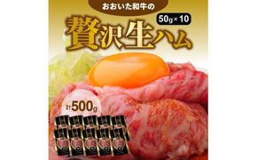 【ご好評につき1～3ヶ月待ち】おおいた和牛の贅沢生ハム500g_1221R