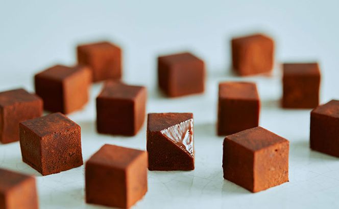 MAISON CACAO メゾンカカオ アロマ生チョコレート 2種セット（16粒×2箱）70％カカオ 海塩 マカダミア ギフトボックス入 冷凍配送 神奈川県茅ヶ崎市