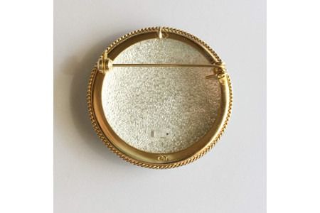 七宝焼ブローチ【花詰】