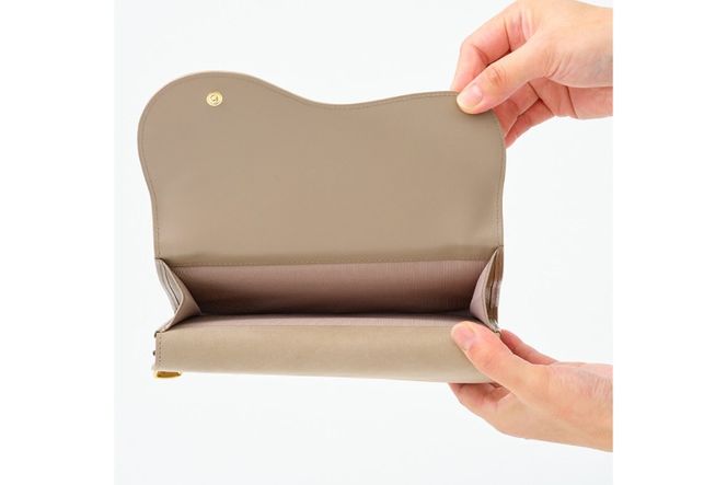 SOMES SA-17 ウォレットショルダー グレージュ [ソメスサドル 北海道 砂川市 12260908] ソメス お財布ポシェット ウォレットショルダーバッグ ブランド 日本製 本革 革 革製品 レザー