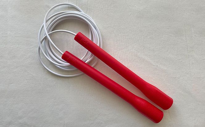 フリースタイルロープ 赤色 プロが本気で考えた跳びやすい 縄跳び スポーツ スポーツ用品 運動 雑貨 適度な硬さ 回転しやすい 技チャレンジ 大会使用モデル 