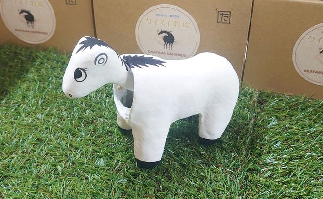 張子の馬 グラマー ホワイト バージョン 馬 うま 置物 インテリア 張子 張り子 干支 手造り オリジナル
