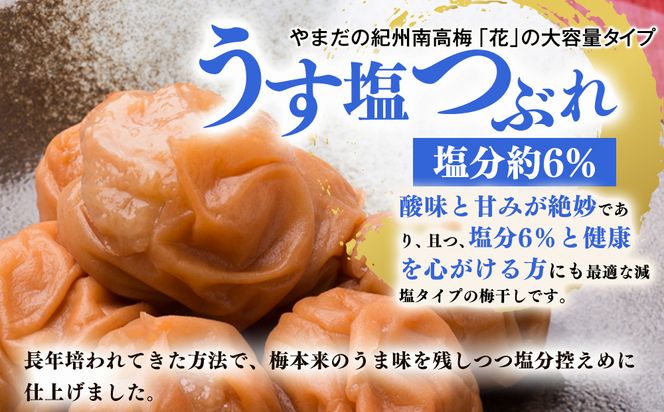 紀州南高梅うす塩つぶれ（塩分約6％）700g×2