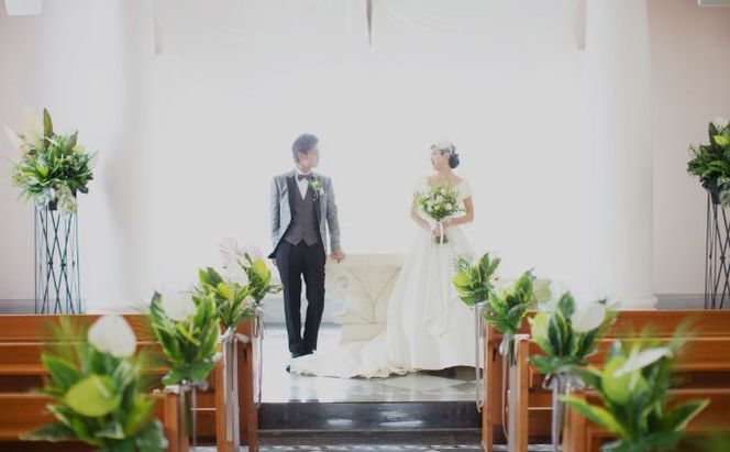 玉野市 WEDDING オールイン プラン 人前 挙式 ダイヤモンド 瀬戸内 マリン ホテル 結婚式 ウエディング チャペル 記念 思い出 衣裳 着付け ヘアメイク ブーケ  チケット 瀬戸内海 ダイヤモンド瀬戸内マリンホテル 海 景色 白 ドレス セット 