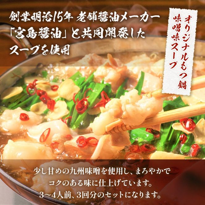 もつ鍋 博多味噌もつ鍋 10人前 セット [MEAT PLUS 福岡県 宇美町 um40azp010016] モツ鍋 もつなべ 福岡 博多 鍋