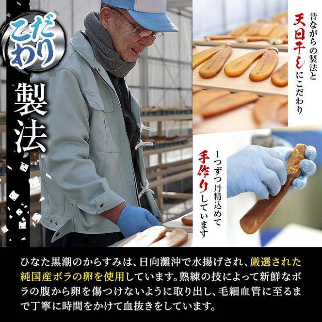 ”ひなた舎”からすみそぼろ(25g) カラスミ 魚卵 珍味 常温 保存 おつまみ ボラ ふるさと納税 【B-19】【合同会社SA・Te黒潮】