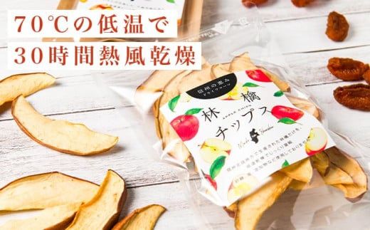 ［添加物不使用］ 信州ふじりんご使用 林檎チップス  40g × 6袋 ［手作りジャムの店 マロナップル］無塩 無糖 ノンフライ リンゴチップス りんごチップス おやつ お菓子 フルーツチップス ドライフルーツ アップル 林檎 長野県産 ［H-70］