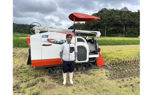 【定期便3か月】特別栽培 京都府京丹後市産こしひかり 岡田さんが美味しく育てた京丹後米5kg×3カ月　NC00009