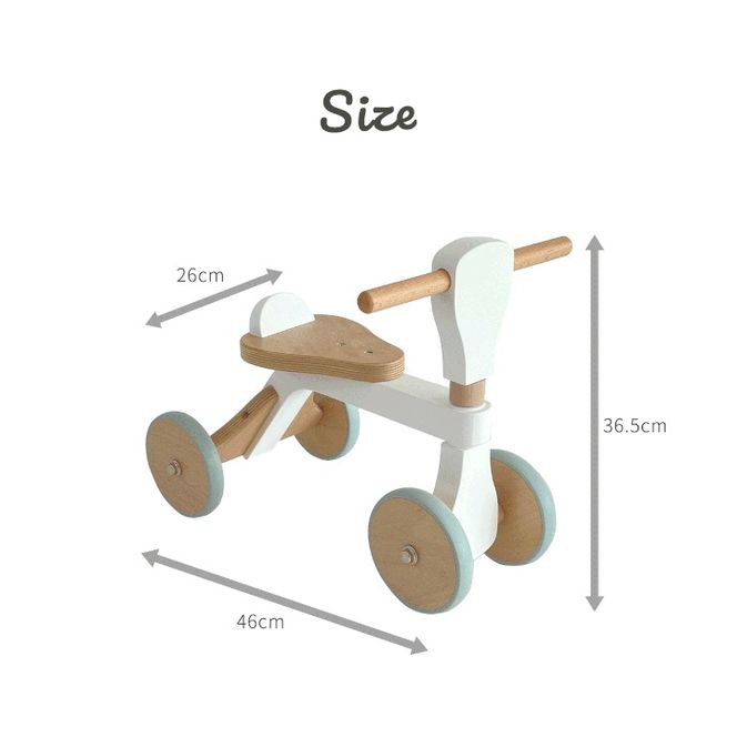 HOPPL（ホップル）　ファーストウッディバイク（ナチュラル） 無料ネームプレート付き