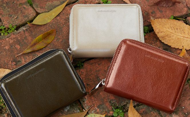 豊岡財布 anti-mode style Shimmer Chic Compact Wallet AW901 / ノクターンBK /  コンパクトウォレット 財布 二つ折り 牛革 シンプル サイフ さいふ アンチモード スタイル シマー シック 木和田正昭商店