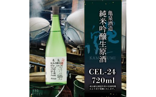 【3回定期便】純米吟醸生原酒 CEL-24 720ml 計2160ml ／ 生酒 毎月1本×3回 定期便 お酒 酒 さけ 日本酒 アルコール 生原酒 アルコール度数14度 14% 甘口 フルーティ【株式会社とさもん】