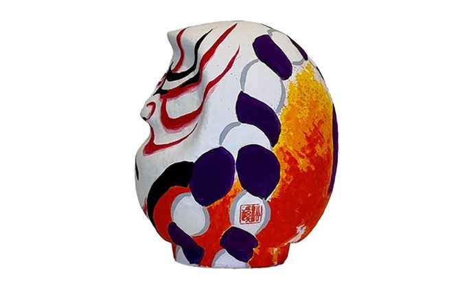 日本だるま　藤澤松蹊 作  [No.1115]