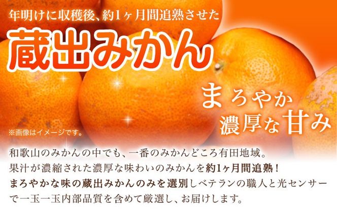 ＜先行予約＞ご家庭用　蔵出みかん2.5kg【有田の蔵出しみかん】【光センサー選果】池田鹿蔵農園@日高町(池田農園株式会社)《1月中旬-2月末頃出荷》和歌山県 日高町【配送不可地域あり】---wsh_idn53_1c2m_24_7000_2500g---