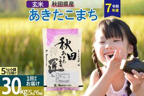 【玄米】＜令和7年産＞ 秋田県産 あきたこまち 30kg (5kg×6袋) 30キロ お米 匠|02_snk-021001
