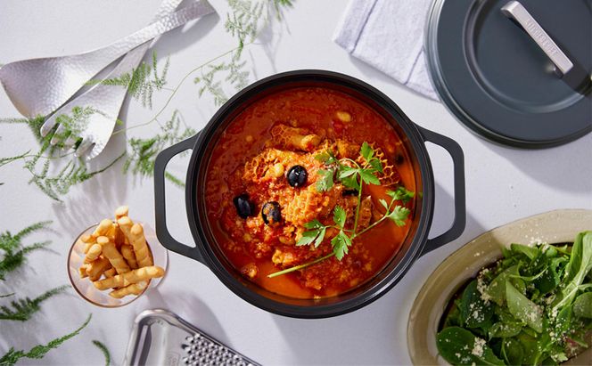 無加水鍋 COTOCO 20cm SMKSN-S20チャコールグレー アイリスオーヤマ 