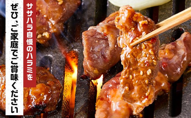 オリジナル焼肉のタレ漬け　厚切りハラミ　2400ｇ 372013_HM154