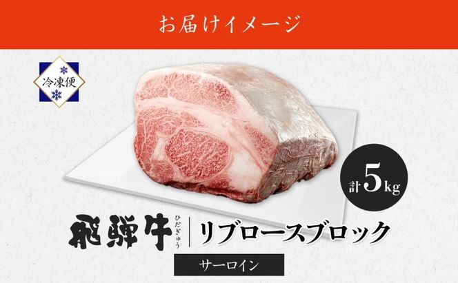 飛騨牛 リブロースブロック 5kg リブロース リブロース肉 ブロック ブロック肉 リブロースステーキ ステーキ ローストビーフ アレンジ 国産 国産牛 牛 肉 お肉 和牛 和牛ステーキ 日本産 ご当地 お取り寄せグルメ 送料無料 岐阜県 美濃市