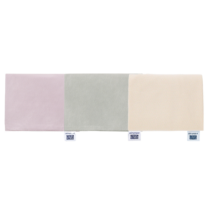 エアウィーヴ ピロー S-LINE × ピローケース セット（ピンク or グレー