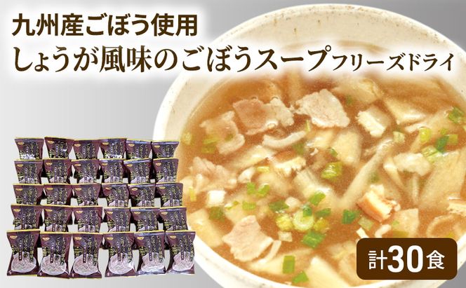 ～九州産ごぼう使用～ しょうが風味のごぼう フリーズドライスープ 30食