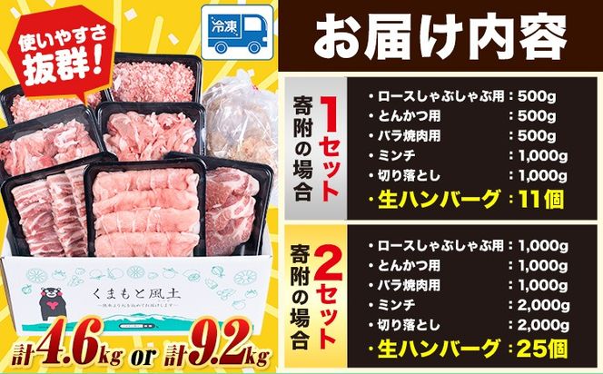 数量限定★生産者応援★ 豚肉 小分け バラエティ セット うまか ポーク しゃぶしゃぶ 切り落とし 豚ロース バラ 豚バラ 豚バラ肉 スライス 選べる 4.6kg 9.2kg 4kg 以上 真空 お楽しみセット 不揃い 数量限定 簡易包装 冷凍配送 《30日以内に出荷予定(土日祝除く)》---fn_fozpfs_23_30d_15000_4600g---