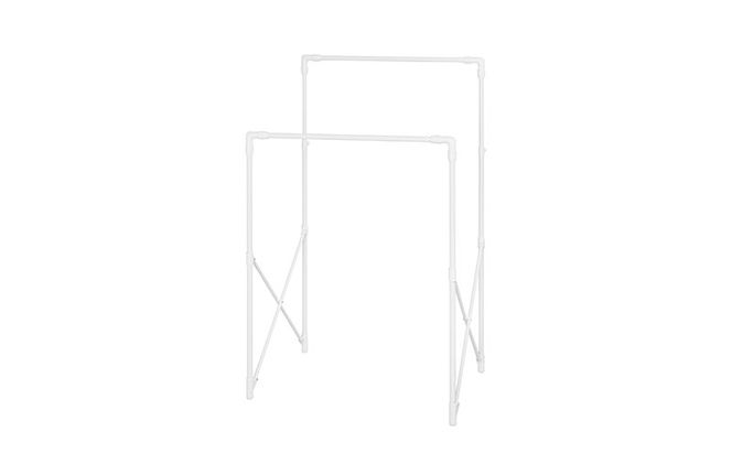 物干し 伸縮多機能スタイル物干し STSM-150 ホワイト 室内物干し 折りたたみ 物干しスタンド 室内 ハンガーラック 洗濯物干し 伸縮 1人暮らし おしゃれ  アイリスオーヤマ