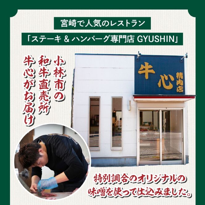 【6/1～寄付額変更】【旨味凝縮！】お肉屋さんの宮崎ポーク熟成味噌漬け 10枚（国産 肉 豚肉 国産豚 ロース ポーク 味噌漬け 小分け ステーキ 冷凍）