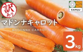 【予約受付】＜フジテレビ『どっちのふるさと？』で紹介されました！＞【期間限定】訳あり！こどもも食べられる甘み！「マドンナキャロット」 3kg にんじん 人参 ニンジン 野菜 やさい 国産 碧南市 健康 食品ロス削減 甘い 先行予約 旬 特産 高評価 高リピート 人気 H105-204