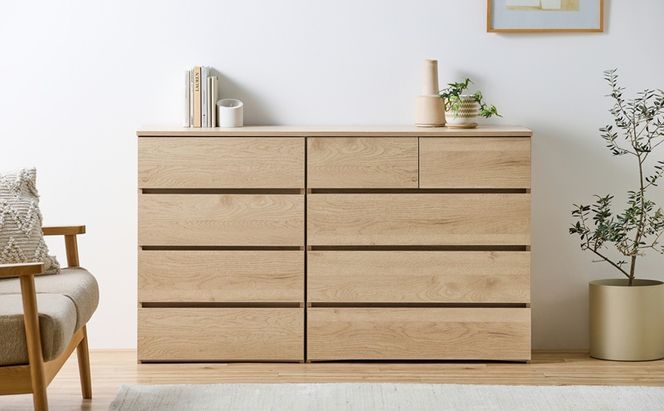 組立簡単ウッドチェスト KKWCー590 ナチュラル チェスト 4段 タンス 箪笥 収納 アイリスオーヤマ ローチェスト 衣装ケース 組み立て簡単 工具不要 引き出し 開閉スムーズ 北欧 おしゃれ シンプル 衣類 服 収納ケース 衣類収納ケース