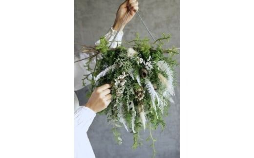 Xmas限定　お花のクリスマスオブジェ（壁掛け） ※2026年11月～発送