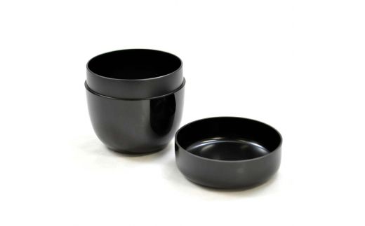 山中塗 2.4大棗 黒 切合口 木製 漆塗り 大棗 器 稽古用 普段使い 桐箱入 天然木 漆塗 山中木製漆器 伝統工芸 工芸品 国産 日本製 F6P-0907