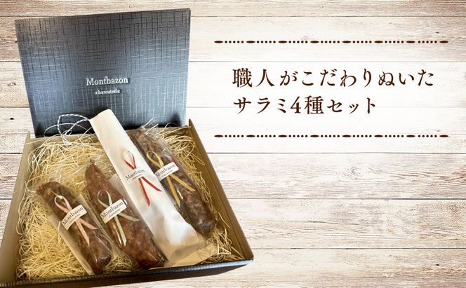 サラミ 4種 セット ゴシック シャルキュトリー ソーセージ ウィンナー ウインナー 燻製 詰め合わせ ギフト 贈答 贈答品 肉 お肉 豚肉 豚 ポーク 熟成肉 加工食品 加工品 白カビ つまみ おつまみ 酒のつまみ 冷蔵 冷蔵配送 愛知 愛知県 日進市