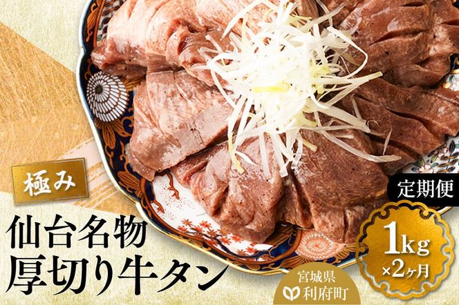 《定期便2ヶ月》仙台名物 厚切り 牛タン 塩仕込み 1kg(200g×5P) 小分け スライス 焼くだけ 簡単調理 [牛タン 定期 焼くだけ 簡単 小分け 塩ダレ 希少 部位 タン中 タン元 仙台 肉厚 人気 おいしい 美味 焼肉 バーベキュー BBQ 宮城県 利府町 船田食品]|06_fss-021102