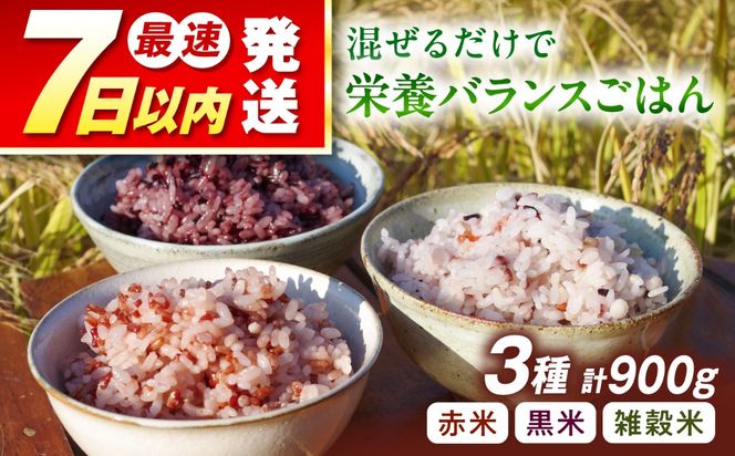 赤米 ・ 黒米 ・ 雑穀米 健康 ごはん の お米 セット 糸島 / 二丈赤米産直センター 古代米 米 [ABB009] 雑穀 国産 雑穀米 黒米 赤米 栄養満点 もち米 もち黒米 古代米