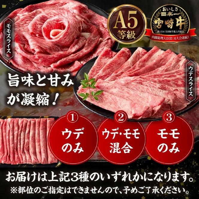 【A5等級宮崎牛】宮崎牛スライス500g（小林市産 牛肉 和牛 特選 贅沢 厳選和牛 ブランド牛 ギフト 贈答）